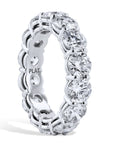 5.83 Carat Diamond Shared-Prong Eternity Band Ring Rings H&H Jewels