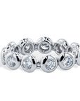 1.63 Carat Diamond Bezel-Set Flexi-Band Ring Rings H&H Jewels