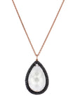 8.50 Carat Pear-Shaped White Topaz Pendant Necklace Necklaces Estate & Vintage