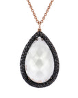 8.50 Carat Pear-Shaped White Topaz Pendant Necklace Necklaces Estate & Vintage