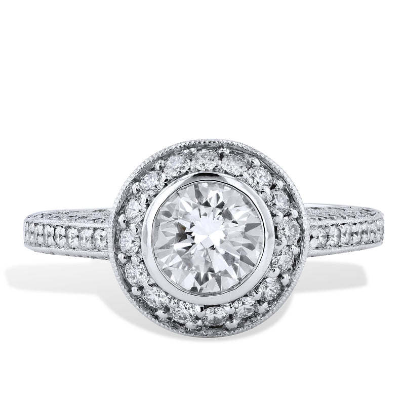 1.02 Carat Diamond Engagement Ring Engagement Rings H&H Jewels