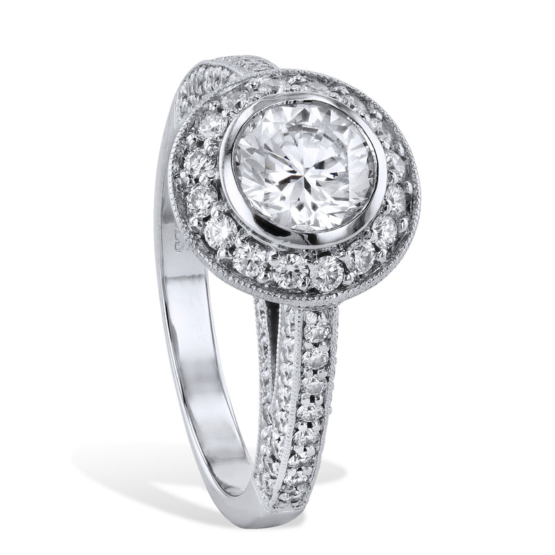 1.02 Carat Diamond Engagement Ring Engagement Rings H&H Jewels
