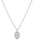 Marquise Diamond White Gold Pendant Necklace Necklaces H&H Jewels