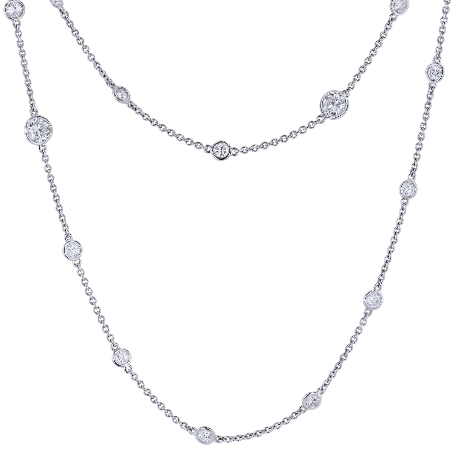 Diamonds by the Yard Necklace Necklaces H&amp;H Jewels