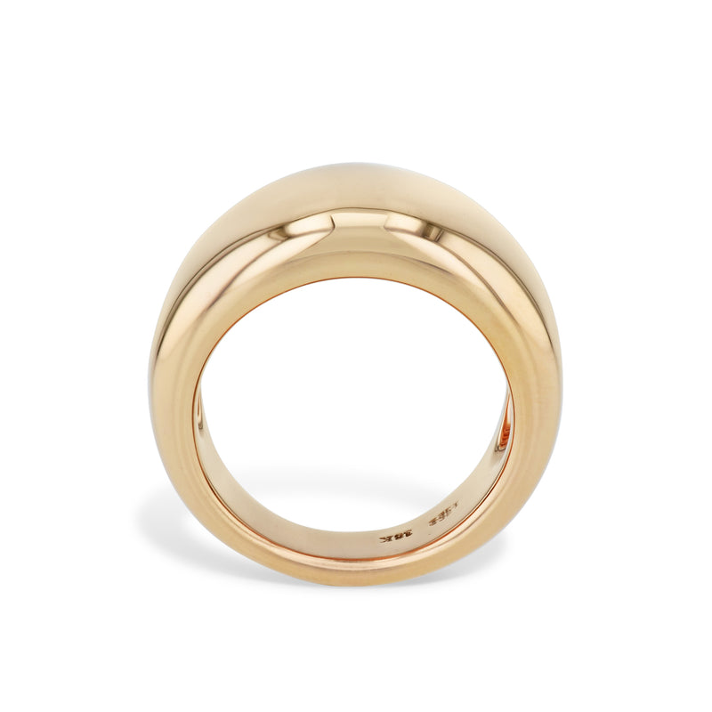 18kt Rose Gold Dome Ring Rings H&H Jewels