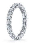 Round Diamond Platinum Eternity Band Rings Curated by H