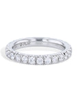 Round Diamond Platinum Eternity Band Ring Rings H&H Jewels