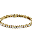 Diamond Yellow Gold Tennis Bracelet Bracelets H&H Jewels