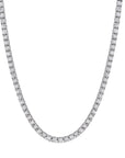 18kt White Gold Diamond Tennis Necklace Necklaces H&H Jewels