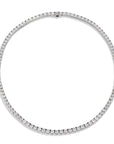 18kt White Gold Diamond Tennis Necklace Necklaces H&H Jewels