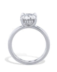 Platinum Round Diamond Engagement Ring Rings H&H Jewels