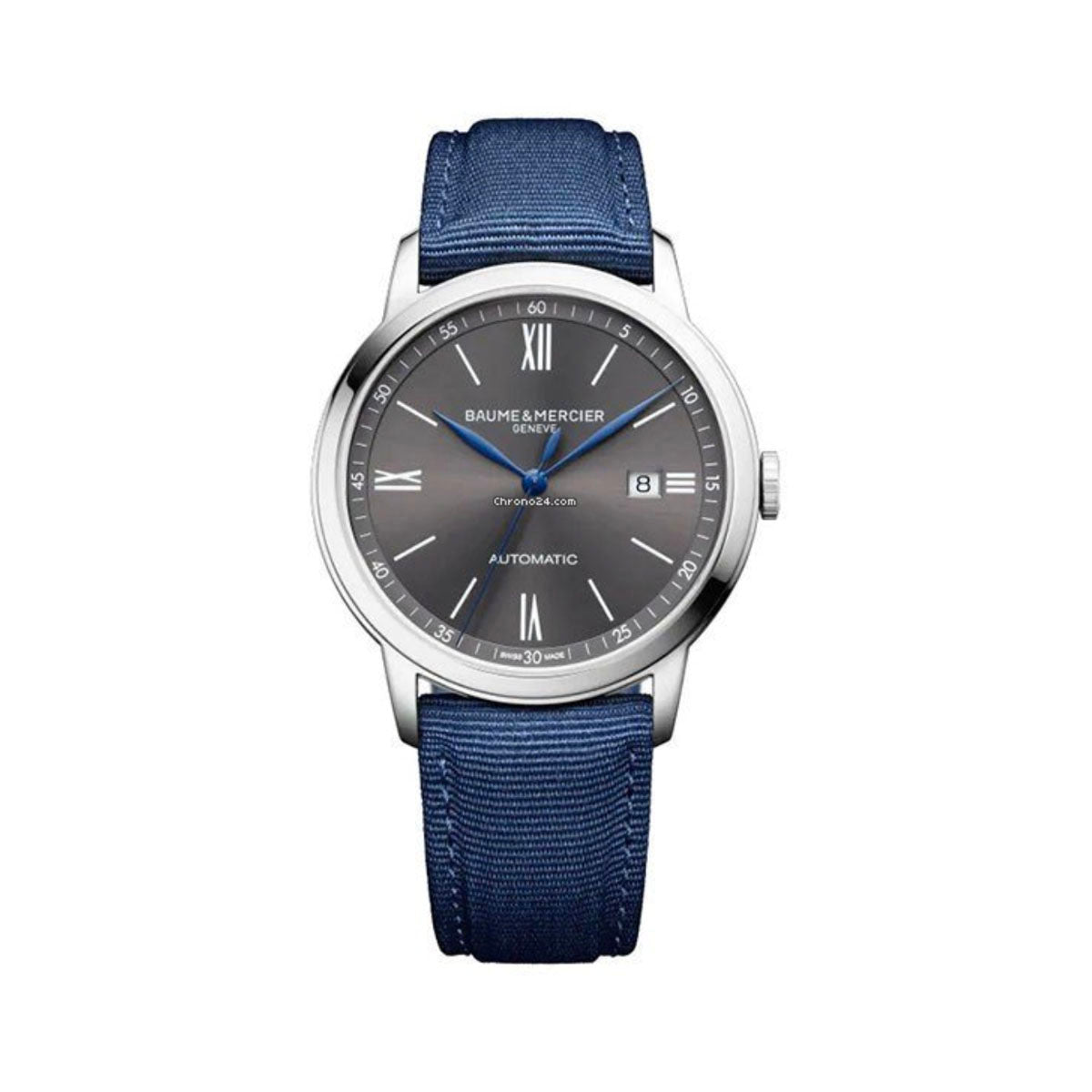 Baume &amp; Mercier Classima Steel Automatic XL Watch Watches Baume &amp; Mercier