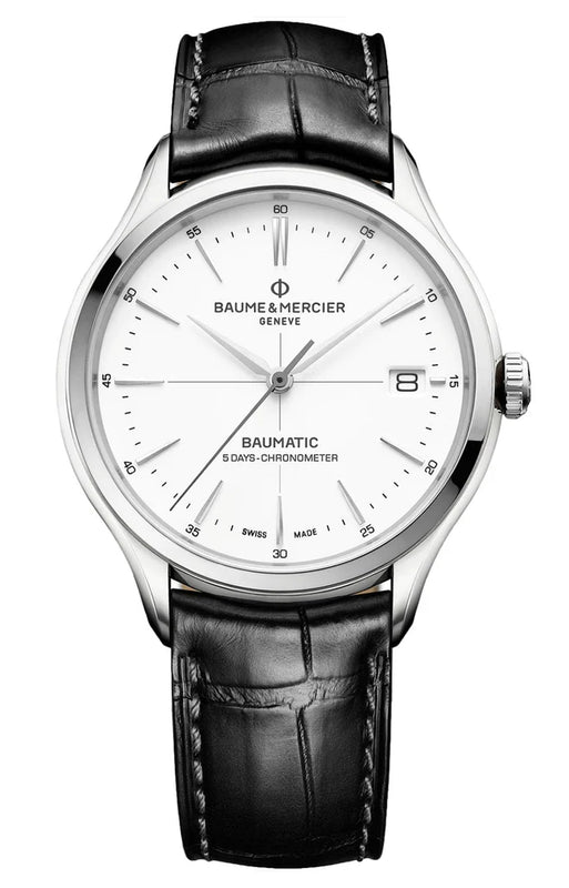 Baume & Mercier Clifton Baumatic COSC Automatic 40mm Automatic Watch - 10518 Watches Baume & Mercier