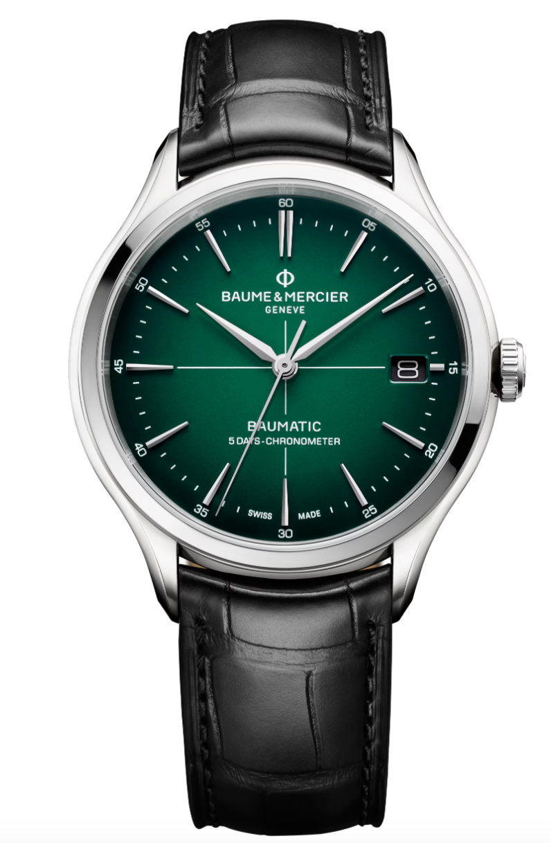 Baume &amp; Mercier Clifton COSC 40mm Automatic Watch - 10592 Watches Baume &amp; Mercier