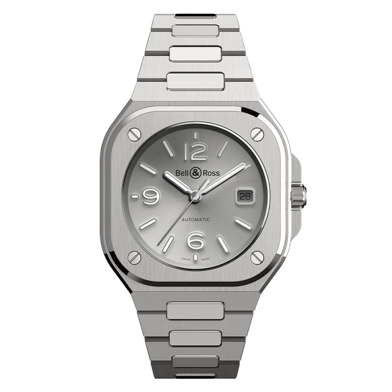 Bell & Ross BR 05 Grey Stainless Steel 40mm Automatic Watch Watches Bell & Ross