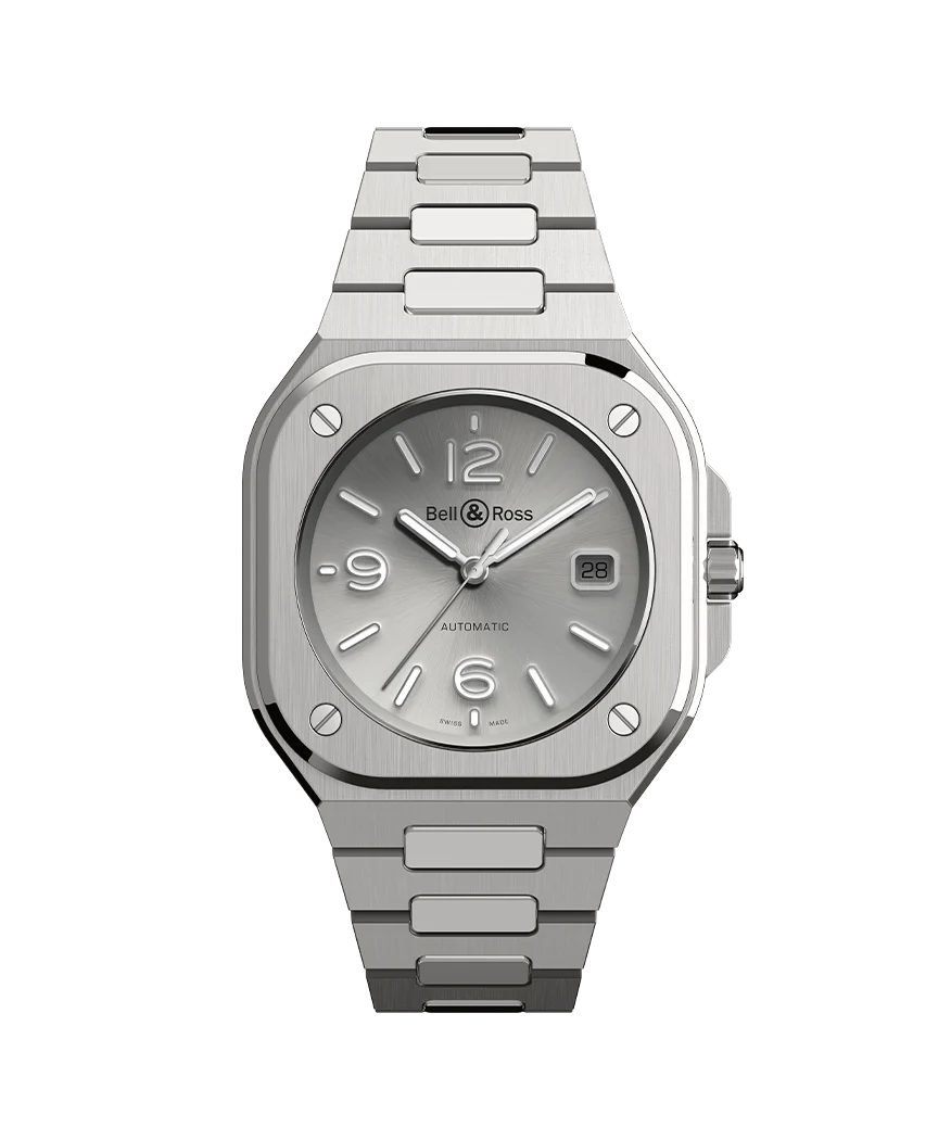 Bell & Ross BR 05 Grey Stainless Steel 40mm Automatic Watch Watches Bell & Ross