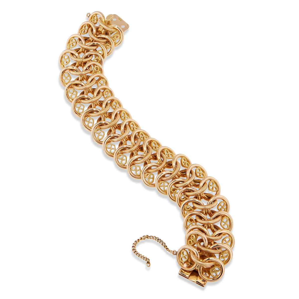 Rose and Yellow Gold Bracelet - Alternate View 2
