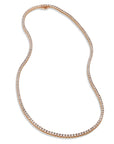 Rose Gold Diamond Tennis Necklace Necklaces H&H Jewels