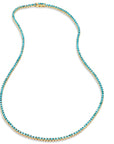 Turqouise Yellow Gold Necklace Necklaces Curated by H