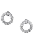 White Gold Diamond Earrings Earrings Curated by H