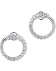 Diamond White Gold Earrings Earrings Curated by H