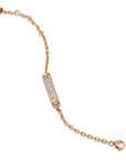Rose Gold Pave Diamond Bracelet Bracelets Curated by H