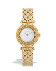 Van Cleef & Arpels Yellow Gold White Diamond Collection Estate Watch - 18653F1-99005 Watches Estate & Vintage