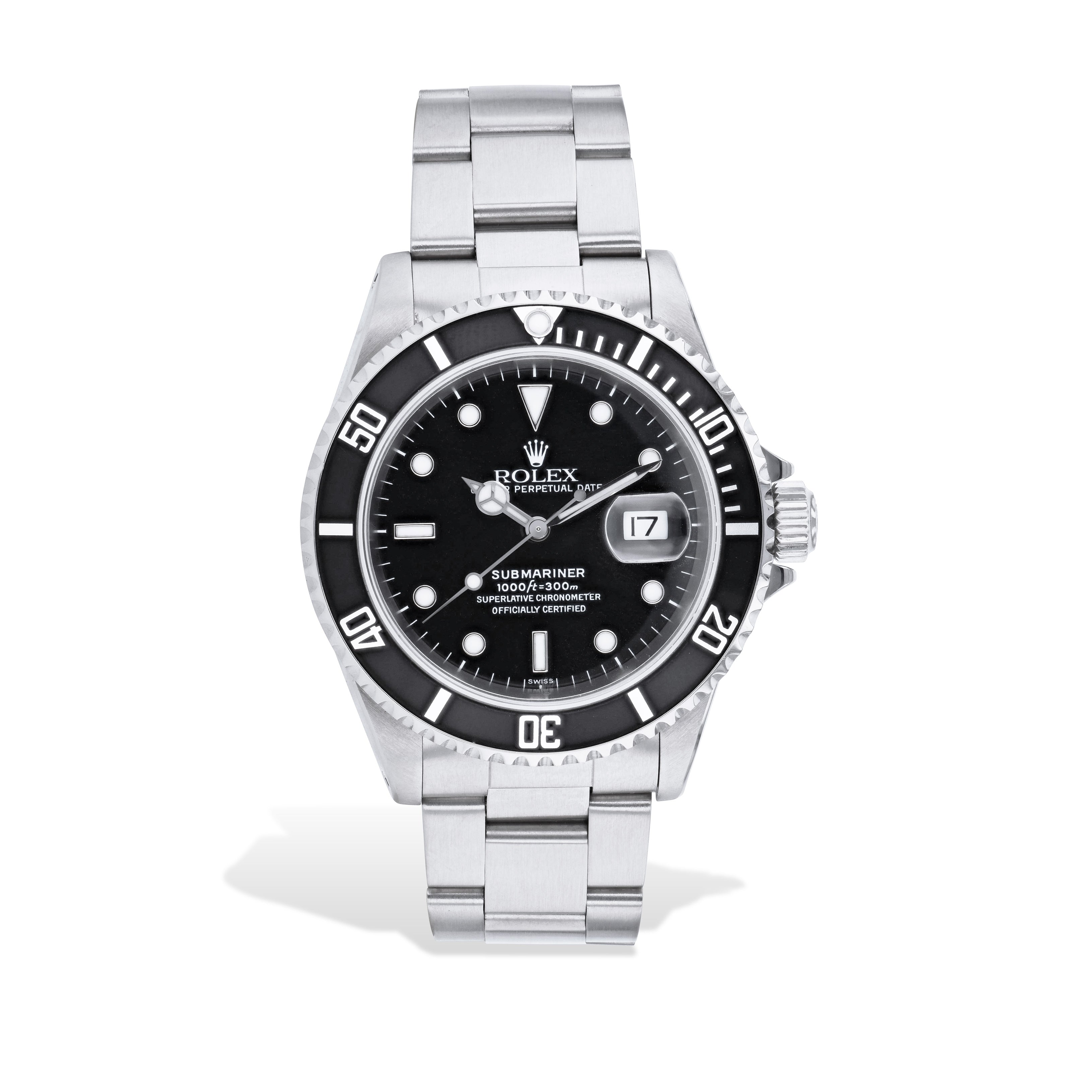 Rolex Submariner Stainless Steel 40mm Estate Watch -16610 Watches Estate &amp; Vintage