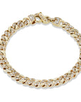 Yellow Gold Diamond Pave Bracelet Bracelets Curated by H