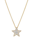 Yellow gold Diamond Star Pendant Necklace Necklaces Curated by H
