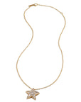 Yellow gold Diamond Star Pendant Necklace Necklaces Curated by H