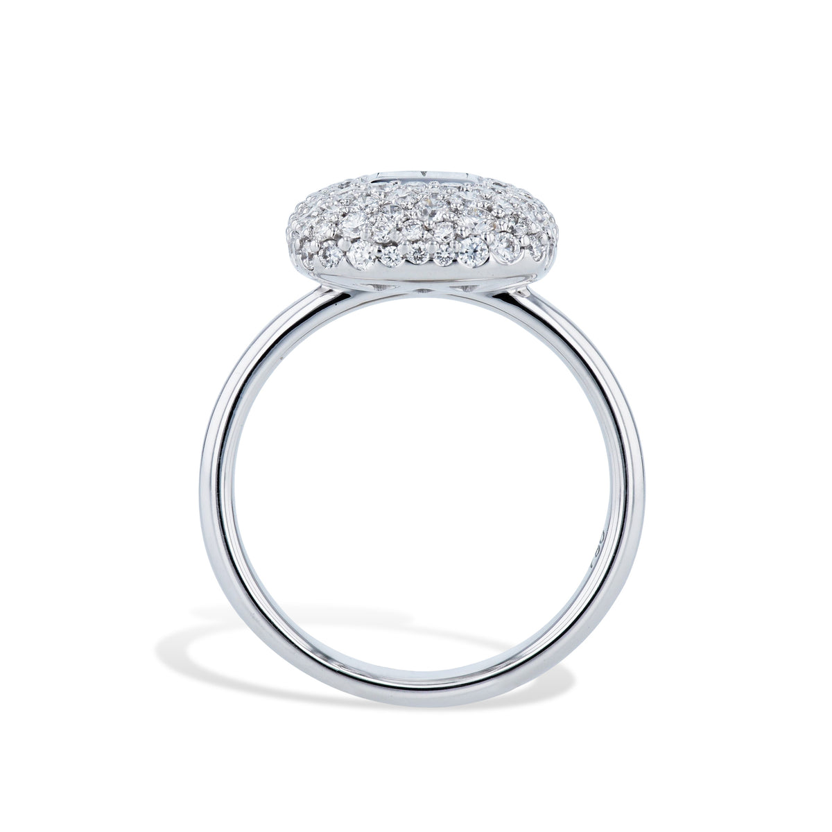Diamond 18K White Gold Ring - Alternate View 1