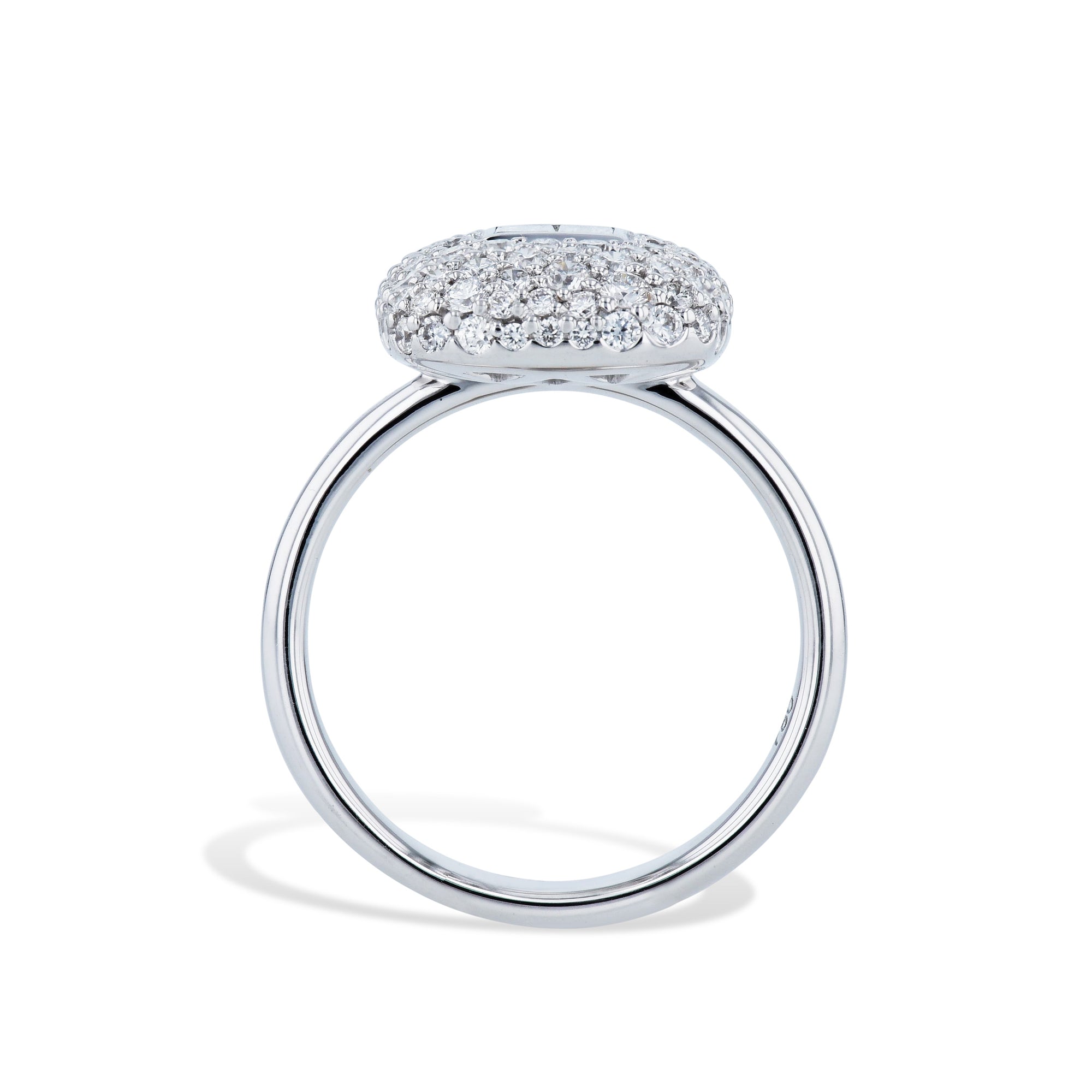 Diamond 18K White Gold Ring Rings Curated by H