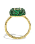 Emerald 18K Yellow Gold Ring Rings Curated by H