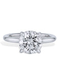 2.50 Carat Diamond Platinum Engagement Ring Rings H&H Jewels