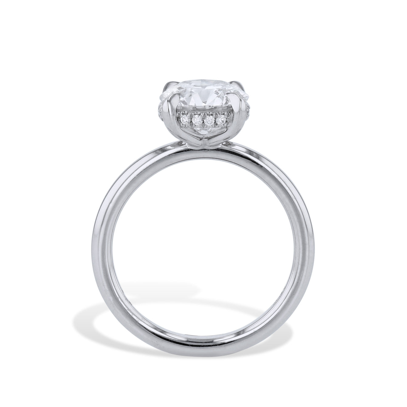 2.50 Carat Diamond Platinum Engagement Ring Rings H&amp;H Jewels