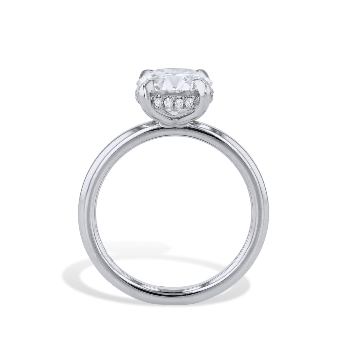 2.50 Carat Diamond Platinum Engagement Ring - Alternate View 1