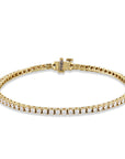 18kt Yellow Gold Diamond Tennis Bracelet Bracelets H&H Jewels