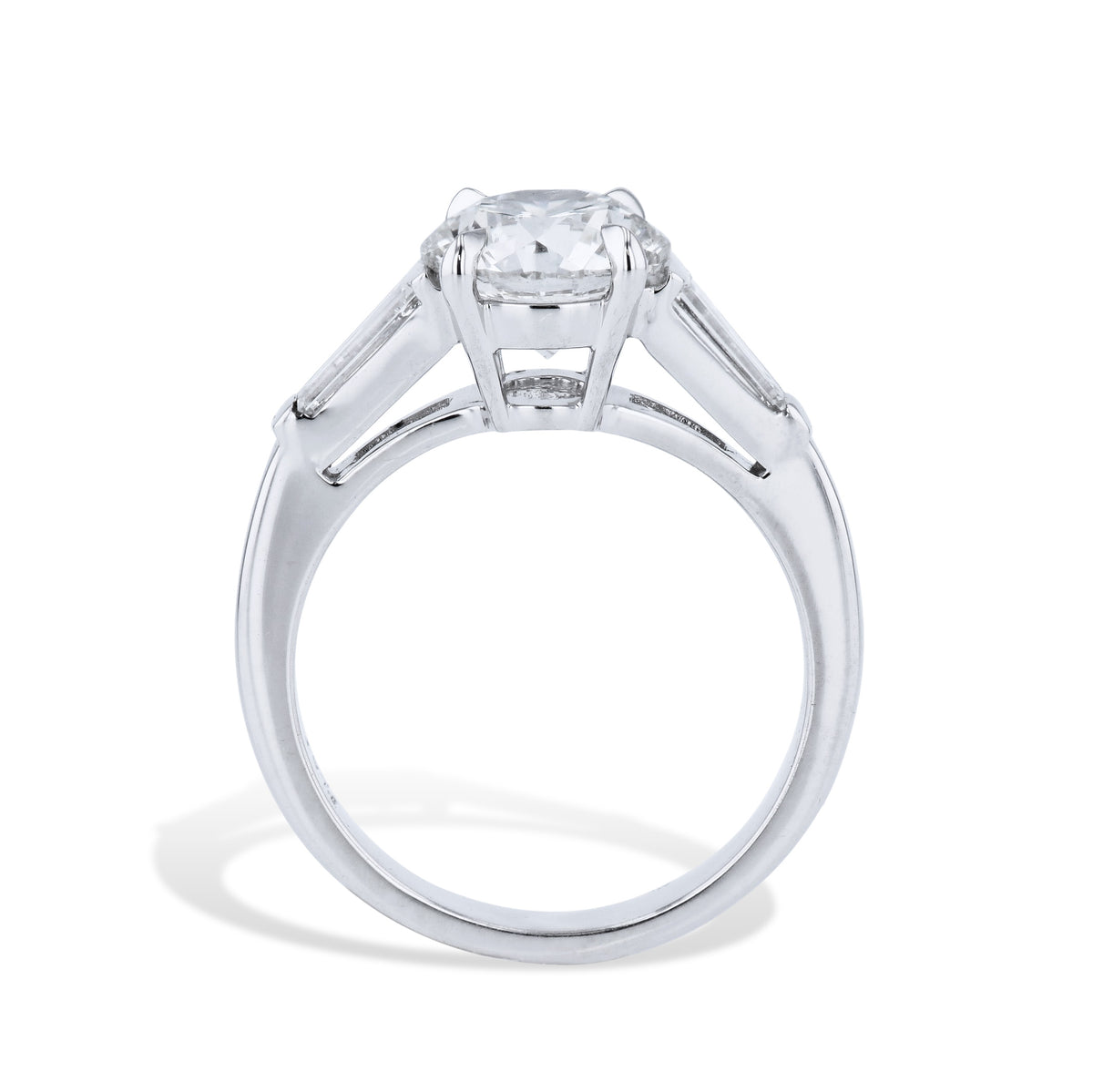 2.03 Carat Diamond Platinum Engagement Ring - Alternate View 1