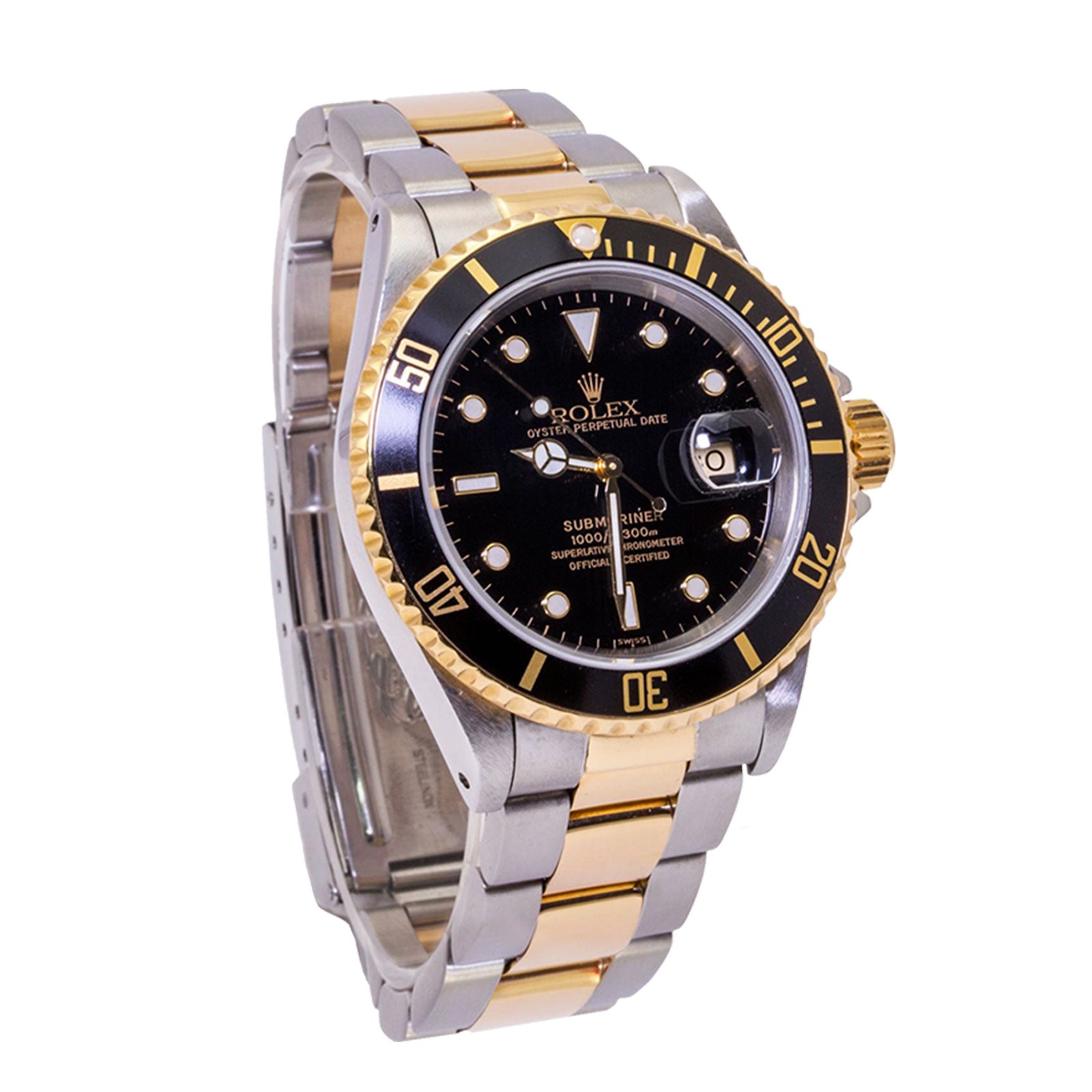 Rolex Submariner Two-tone 40mm Estate Watch -16613 Watches Estate &amp; Vintage