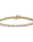 Yellow Gold Diamond Tennis Bracelet Bracelets H&H Jewels