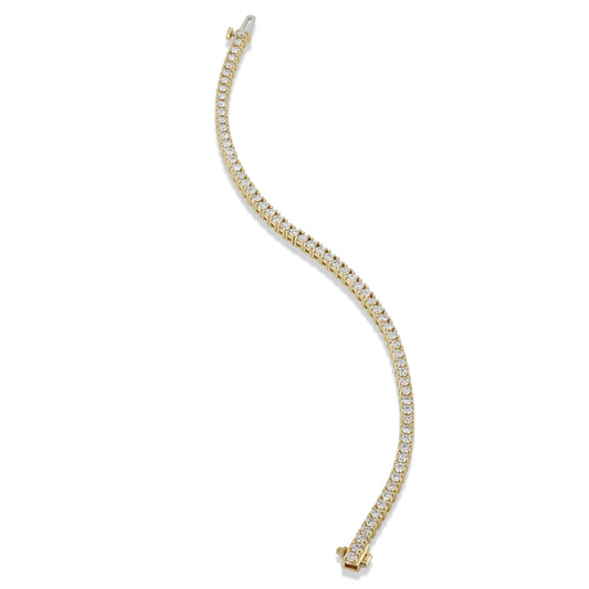 Yellow Gold Diamond Tennis Bracelet Bracelets H&H Jewels