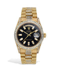 Rolex Day-Date 36mm Yellow Gold Diamond Estate Watch - 18038 Watches Estate & Vintage