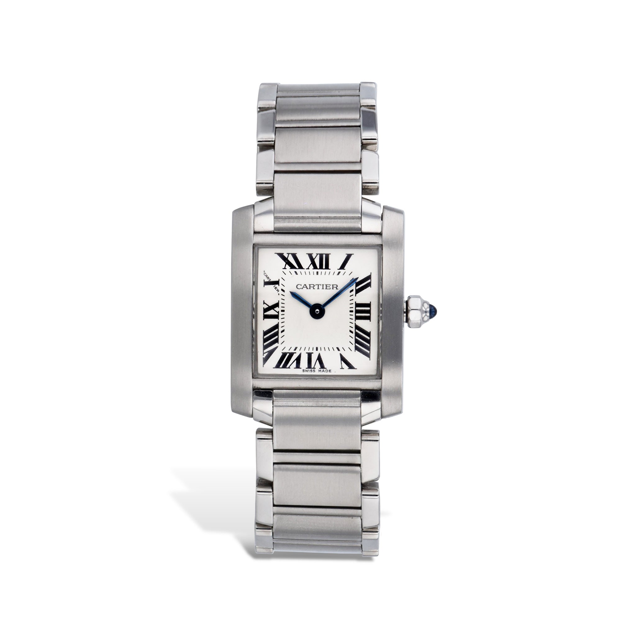 Cartier Tank Francaise Mini Stainless Steel Estate Watch - W51008Q3 Watches Estate &amp; Vintage