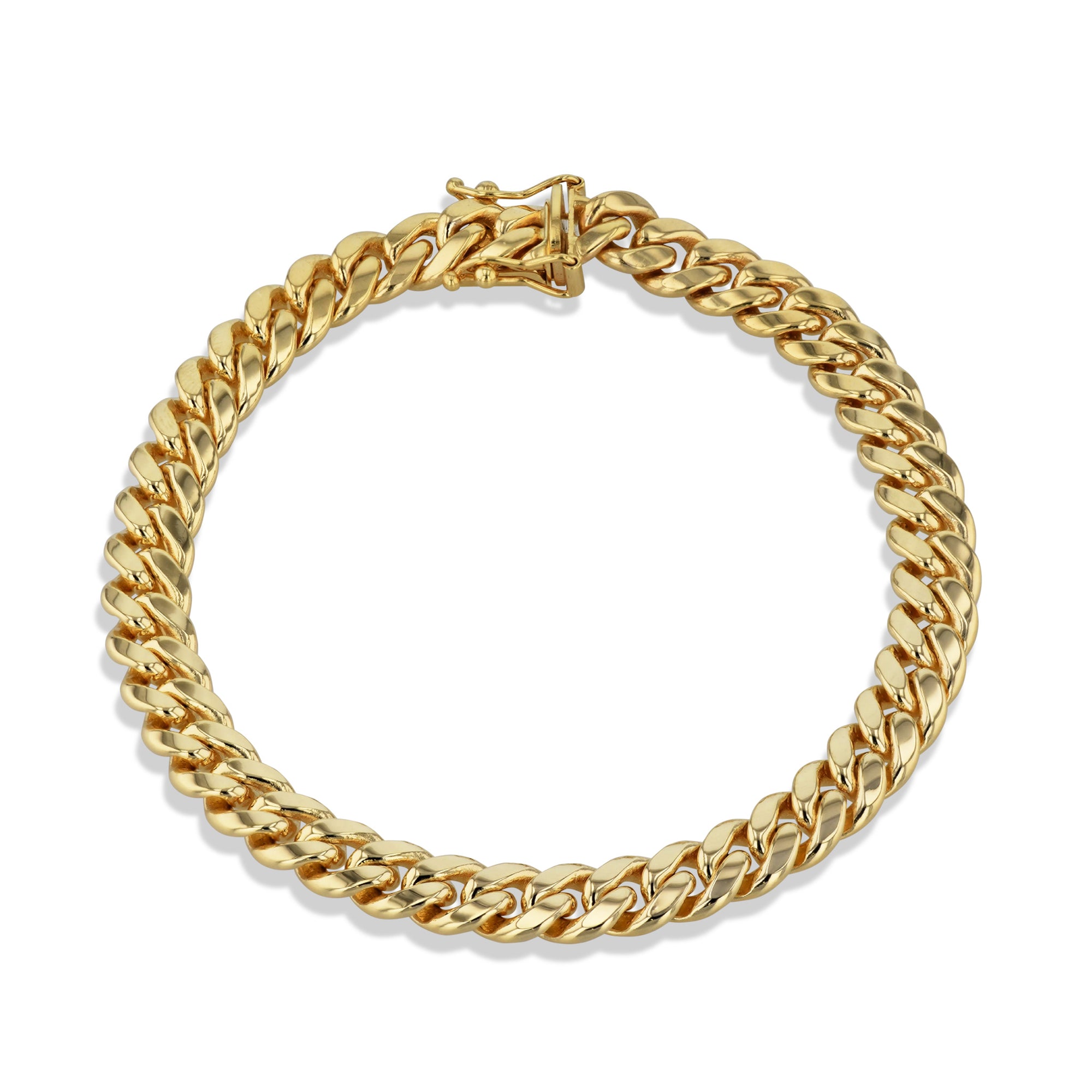 14kt. Yellow Golg Cuban Link Bracelet Bracelets Curated by H