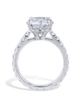 3.00ct Round Diamond White Gold Estate Ring Engagement Rings Estate & Vintage