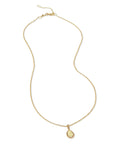 Fancy Yellow Pear Shaped Diamond Yellow Gold Necklace Necklaces Curated by H