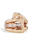 6 Baguette Diamond Rose Gold Ring Rings Curated by H