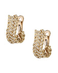 Yellow Gold and Diamond Estate Earrings Earrings Estate & Vintage
