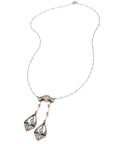 Edwardian French Diamond Estate Pendant Necklace Necklaces Estate & Vintage